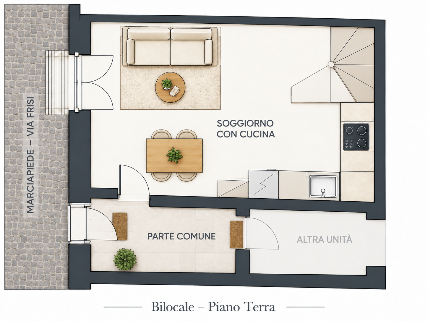 Piso de 2 ambientes en alquiler en Melegnano — foto 13